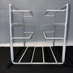 White Metal Storage Rack